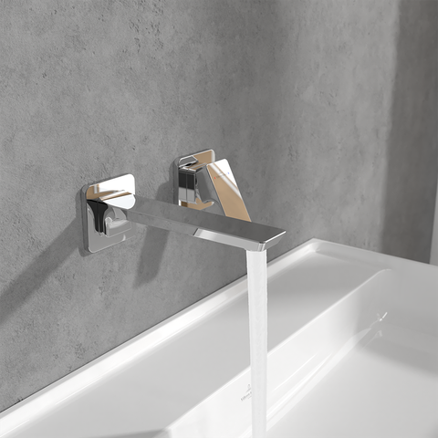 Vòi chậu rửa hai lỗ gắn tường Villeroy & Boch Subway 3.0 Vietceramics (Ý)