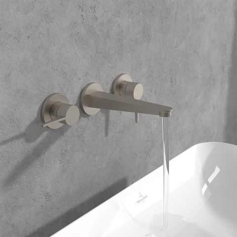 Vòi chậu rửa ba lỗ gắn tường Villeroy & Boch Conum Vietceramics (Ý)
