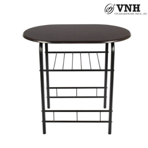 Khung bàn ăn chân sắt sơn đen tĩnh điện - VNH03022