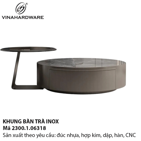 Khung Bàn Trà Chân Inox – Mã 2300.1.06318 | Vinahardware