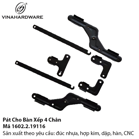Bộ Pát Sắt Gấp Cho Bàn 4 Chân – Mã 1602.2.19116