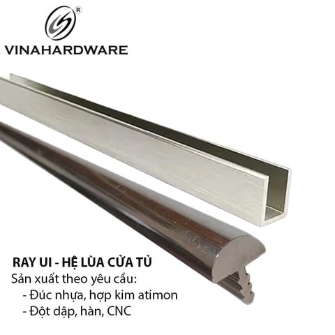 RAY NHÔM CỬA LÙA TREO CHỊU TẢI LỚN VẬN HÀNH NHẸ NHÀNG KHÔNG BỊ XÔ LỆCH