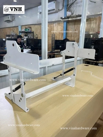 Tay nâng mặt bàn có ben hơi, sơn trắng bóng Vinahardware sản xuất - VNH455320W