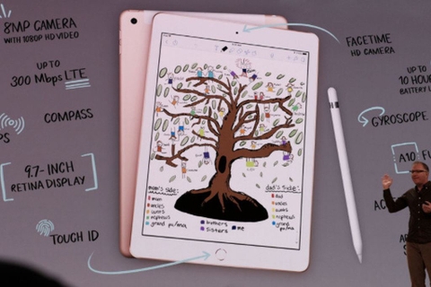 Apple đưa iPad giá rẻ và bút cảm ứng vào trường học tại Mỹ