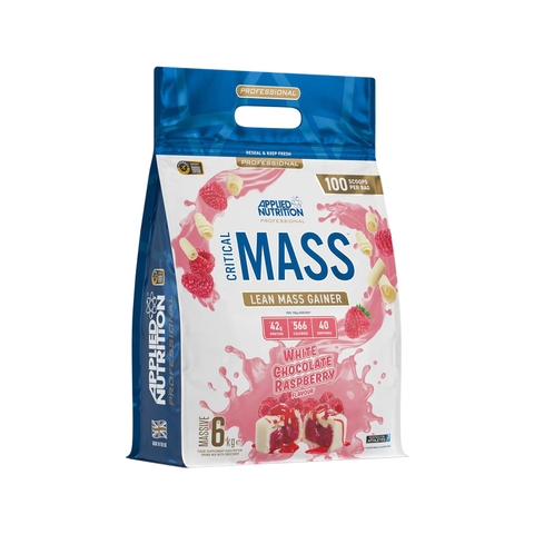 Sữa Tăng Cân Applied Nutrition Critical Mass, 6KG (40 Servings)