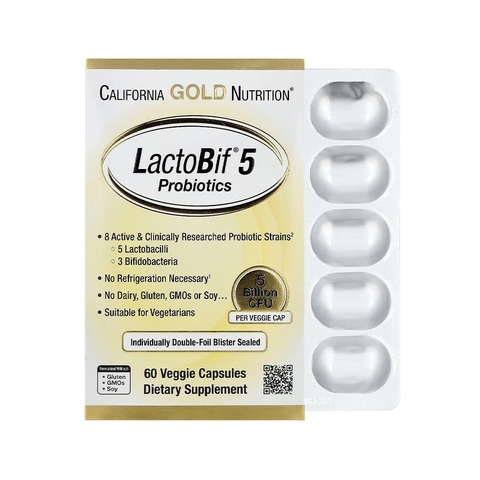 California Gold Nutrition, LactoBif® 5 Probiotics, 5 Billion CFU