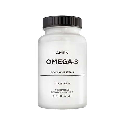 Viên dầu cá CodeAge Amen Omega-3, 90 Softgels