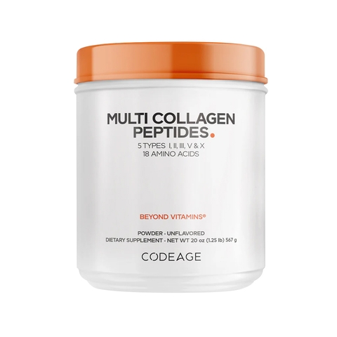 CodeAge Hydrolyzed Multi Collagen Peptides Power, 63 Servings
