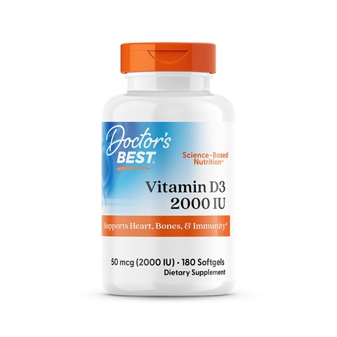 Doctor's Best Vitamin D3 - 2000 IU (50mcg)