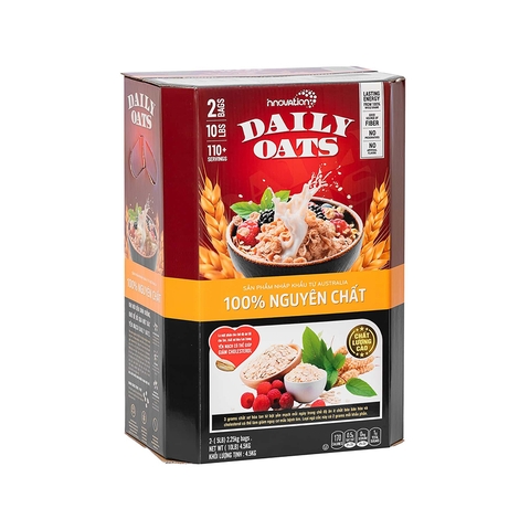 Yến mạch nguyên chất Innovation Daily Oats, 10 Lbs (4.5 Kg)