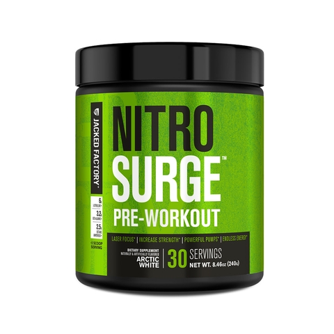 Jacked Factory NITROSURGE Pre Workout, 30 Servings