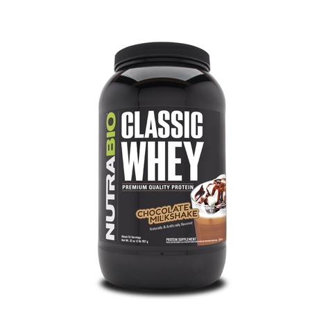 Nutrabio Classic Whey Protein - Premium Quality Protein, 2 Lbs (908 Gams)