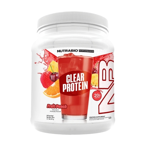 NutraBio Clear Whey Protein Isolate, 20 Servings