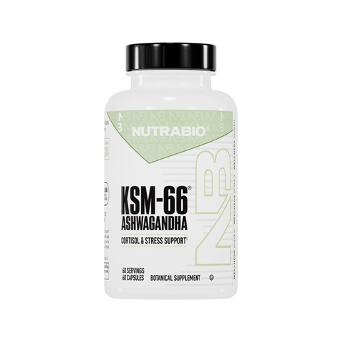 NutraBio KSM-66 Ashwagandha, 60 Capsules