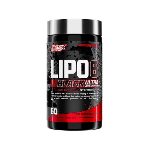 Nutrex Lipo-6 Black Ultra Concentrate, 60 Black-Caps