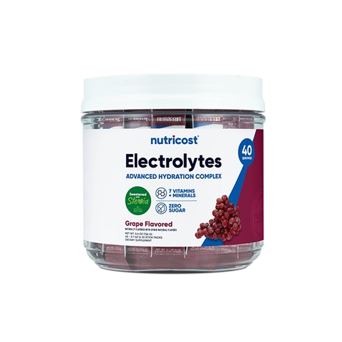 Gói bột điện giải Nutricost Electrolytes, 40 Packets