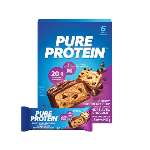 Pure Protein Bar | Gluten Free Bar, 6 Bars