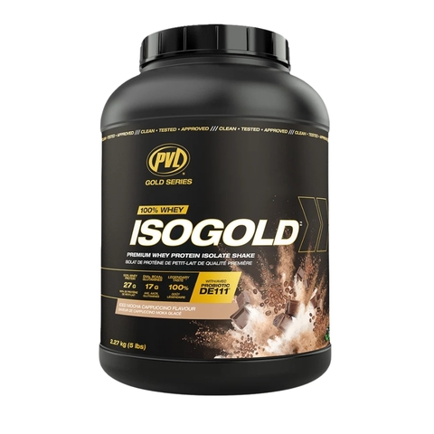 PVL ISO Gold - Premium Whey Protein With Probiotic, 5 Lbs (2.27kg)