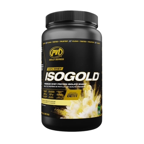PVL ISO Gold - Premium Whey Protein With Probiotic, 1,85 Lbs (840 gram)