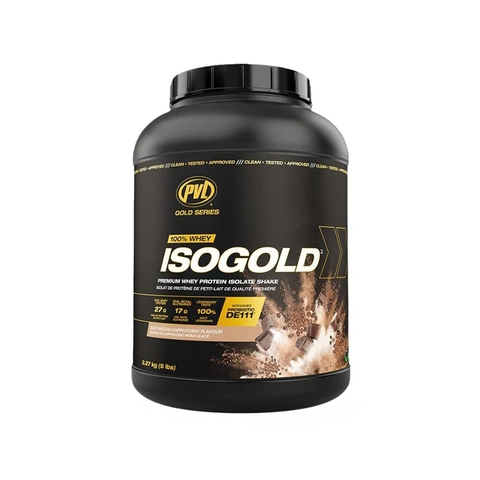 PVL ISO Gold - Premium Whey Protein With Probiotic, 5 Lbs (2.27kg)