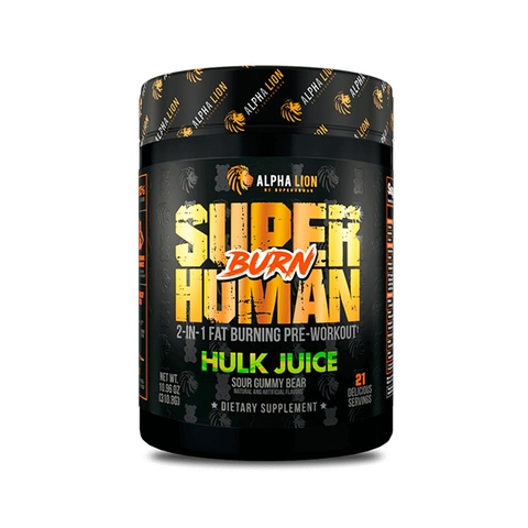 Alpha Lion Super Human Burn - Pre Workout Fat Burner, 21 Servings