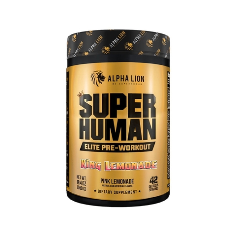 Alpha Lion Super Human Elite Pre-Workout, 42 Delicious Servings (550 G)