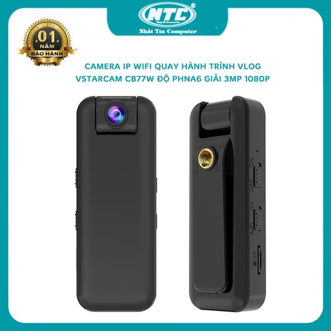 Camera IP Wifi cầm tay VStarcam CB77W độ phân giải 3MP FullHD 1080P - ghi hành trình làm Vlog