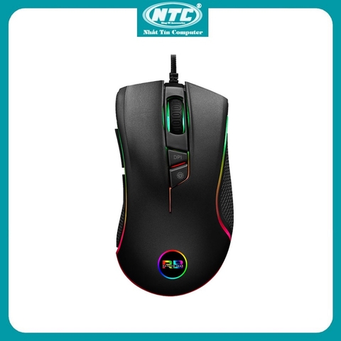 [Gaming Mouse] Chuột chuyên Game 7D Rainbow R350, Led RGB, DPI 4000 (Đen) - Nhất Tín Computer