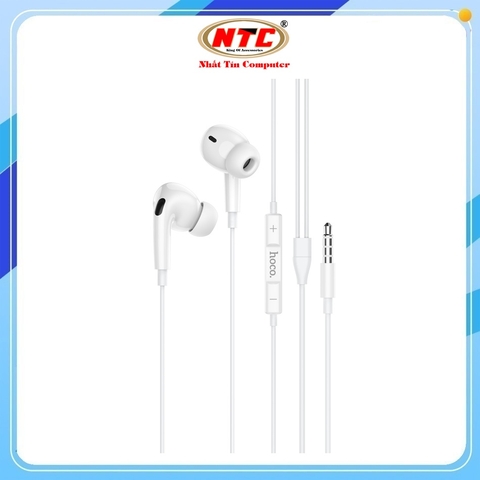 Tai nghe nhét tai Hoco M101 Pro cổng 3.5 (Trắng)