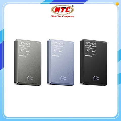 Pin dự phòng không dây Remax RPP-109 10000mAh sạc wireless 15W / QC 22.5W / PD 20W, vỏ kim loại
