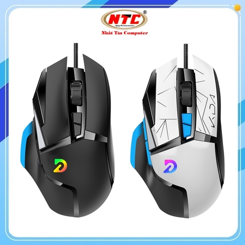 Chuột có dây Gaming 8D Deiog G502 DPI 7200 siêu nhạy, Led RGB đa màu cực đẹp