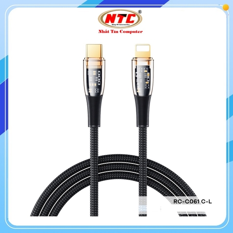 Cáp sạc nhanh Remax RC-C061 TypeC to Lightning PD 20W, dài 1.2M (màu Random)