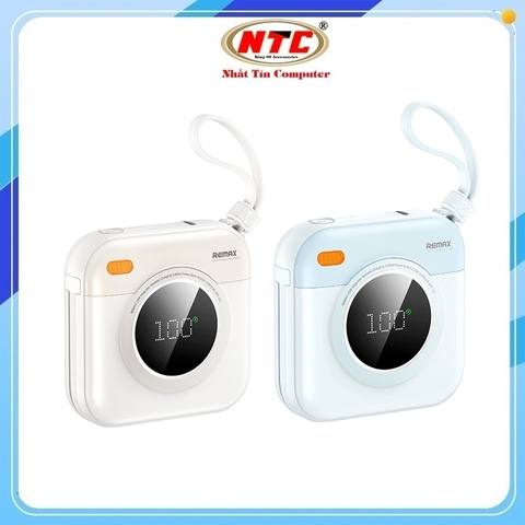 Pin dự phòng không dây Remax RPP-152 10.000mAh Wireless 15W, Cáp TypeC PD In 18W / Out 20W, Cáp Lightning Out 10W