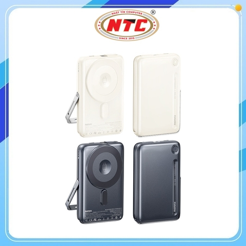 Pin dự phòng Không dây Remax MC-05 10.000mAh Wireless 15W, TypeC PD 20W, Kèm cáp TypeC