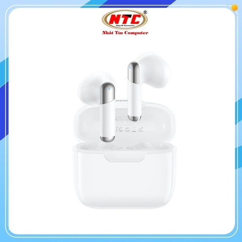 Tai nghe Bluetooth TWS Remax Cozybuds W37 V5.4, pin 6H, chống ồn ENC (Trắng)
