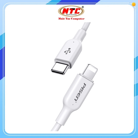 Cáp sạc nhanh Pisen CL-PD-1000 TypeC to Lightning, max 3A, dài 1M (Trắng)