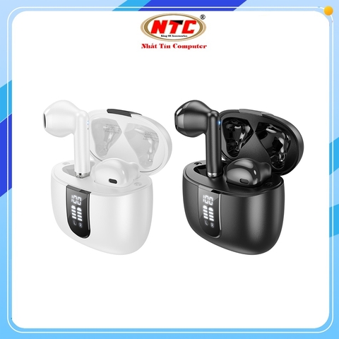 Tai nghe Bluetooth TWS Hoco EW36 V5.3, Pin 4h, Báo pin từng tai