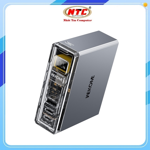 Pin dự phòng mini Wekome WP-13 10000mAh lõi 21700, TypeC PD 20W và QC 22.5W