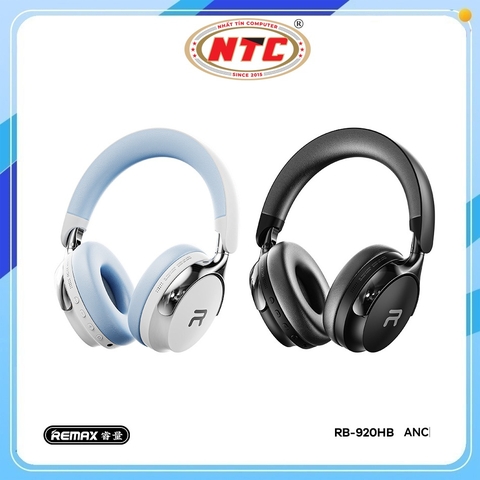 Tai Nghe Bluetooth chụp tai Remax RB-920HB V5.4, Pin dùng 60H, Chống ồn chủ động ANC