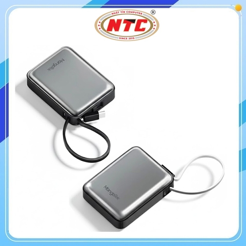 Cục Sạc Dự Phòng mini MangoTek CP02C 10000mAh TypeC PD 30W, Kèm cáp TypeC, Thiết kế siêu nhỏ