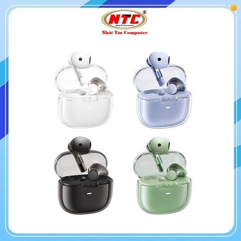 Tai nghe Bluetooth TWS Remax CozyBuds W18 Pin dùng 6H, Điều khiển âm lượng, Thiết kế trong suốt