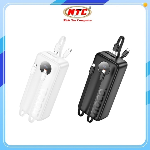 Pin dự phòng Hoco J132B 30000mAh TypeC PD 20W, Cáp TypeC 22.5W, kèm cáp C to C