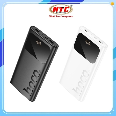 Pin dự phòng Hoco J144 15.000mAh 2 cổng Output USB-A, TypeC và MicroUSB Input, Màn hình LCD