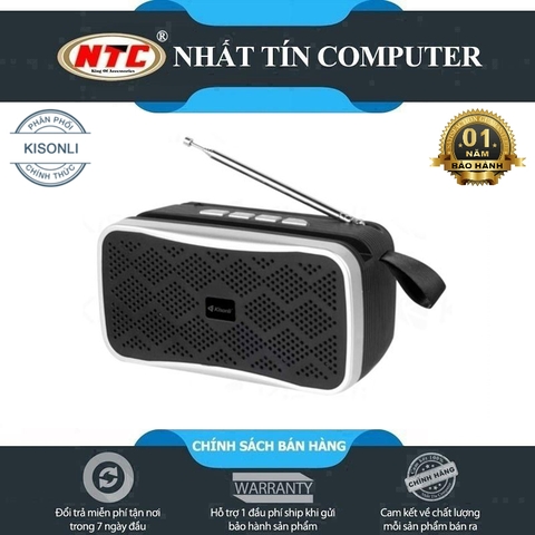 Loa bluetooth Kisonli VS-2 hỗ trợ TWS kết nối cùng lúc 2 loa (nhiều màu)