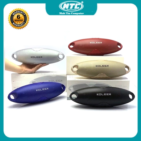 Loa bluetooth cực hay koleer S2035 bass căng - chức năng USB/ TF /FM /thoại rãnh tay (màu random)