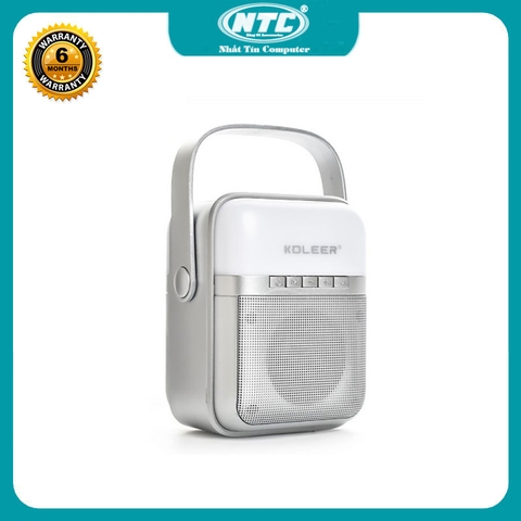 Loa bluetooth KOLEER S158 led RGB có quai xách âm thanh cực hay - chức năng TF/ USB / AUX / FM (Nhiều màu)