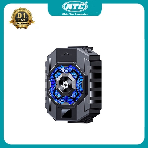Quạt tản nhiệt sò lạnh Remax RT-F9i làm lạnh trong vài giây siêu lạnh đến -3 độ - LCD báo nhiệt độ