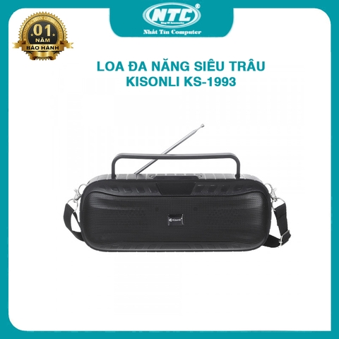 Loa bluetooth Kisonli KS-1993 âm thanh Stereo - bass cực mạnh (nhiều màu)