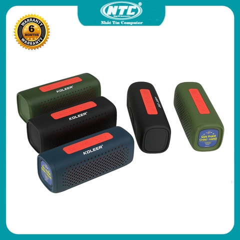 Loa bluetooth Koleer S881 super bass - chức năng USB/ TF /FM /thoại rãnh tay (màu ngẫu nhiên)