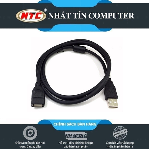Cáp USB nối dài 2.0 VS - dài 1.5m (Đen)